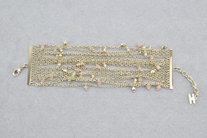 Bracciale con perline cipria Elisabetta Franchi Accessori
