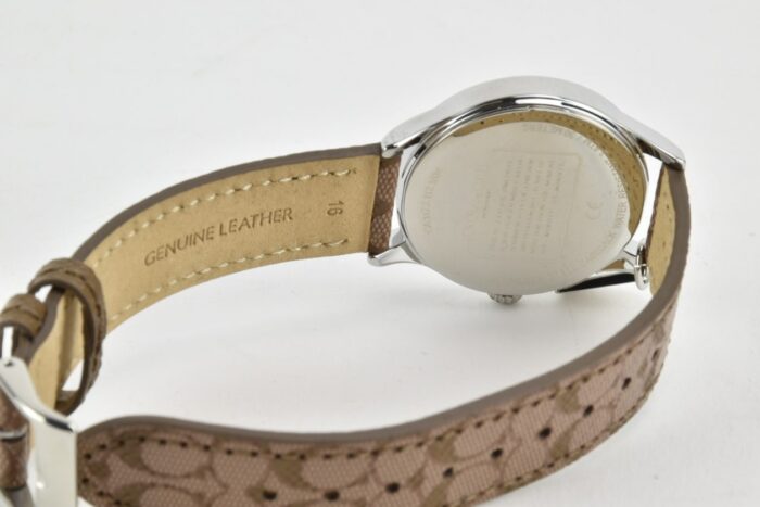 COACH Orologio cinturino signature beige Accessori