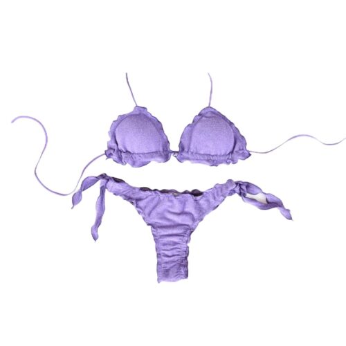 COSTUME lurex color rame – 2 pezzi bikini Costumi