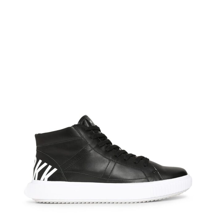 BIKKEMBERGS sneakers in pelle colore nero con logo bianco No COD