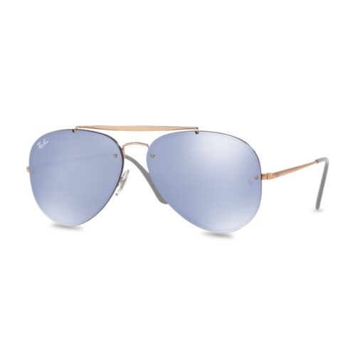 RAY-BAN unisex occhiali da sole lenti polarizzate marroni UV3 a goccia aviator oro No COD