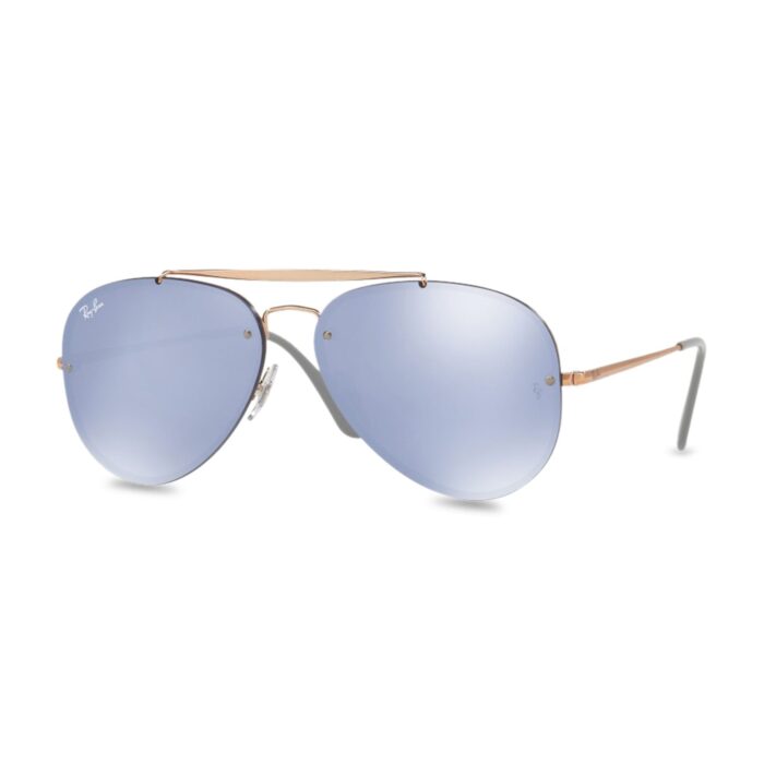 RAY-BAN unisex occhiali da sole lenti UV2 a goccia montatura aviator oro No COD