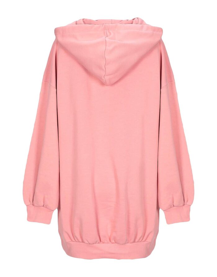 PINKO Mini dress maxi felpa rosa salmone Abbigliamento