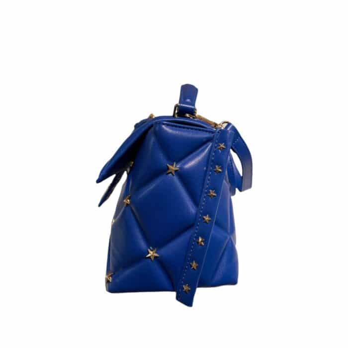SHOP ART borsa blu trapuntata con tracolla Bauletti