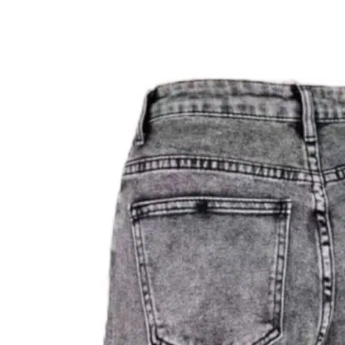 METIS GLAM Jeans grigio a palazzo Abbigliamento