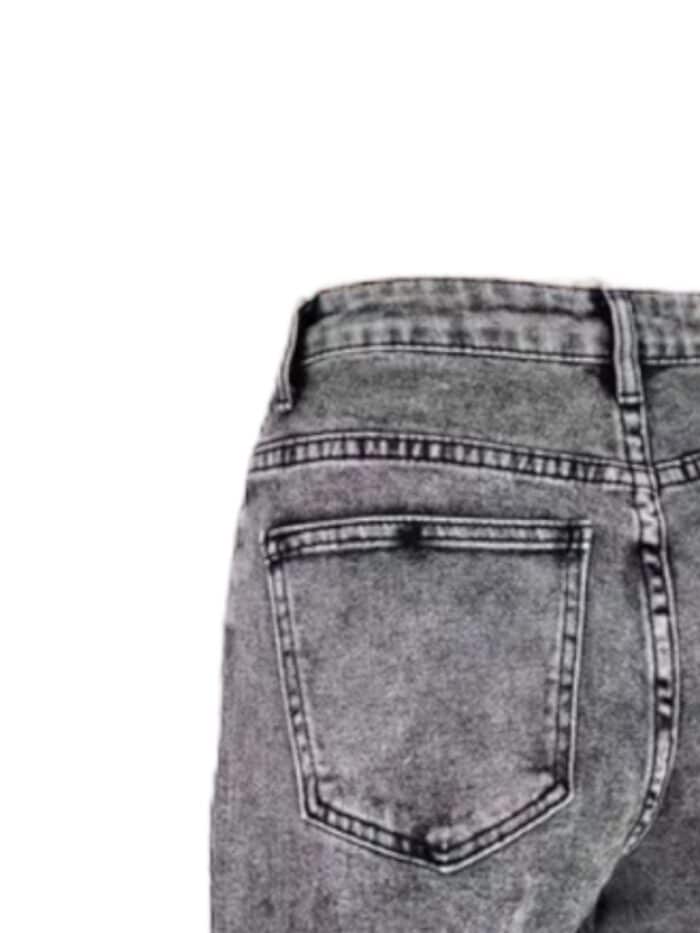 METIS GLAM Jeans grigio a palazzo Abbigliamento